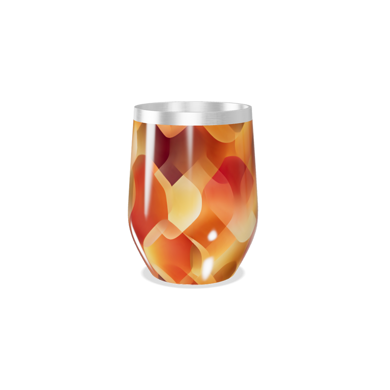 Copo Térmico Slim - Estampa Abstrata Colorida