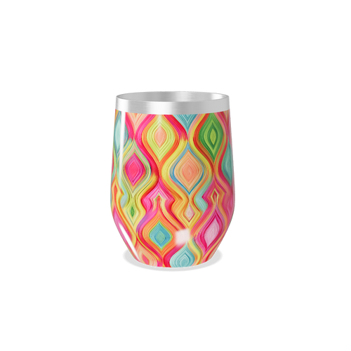 Copo Térmico Slim - Multicolorido Abstrato