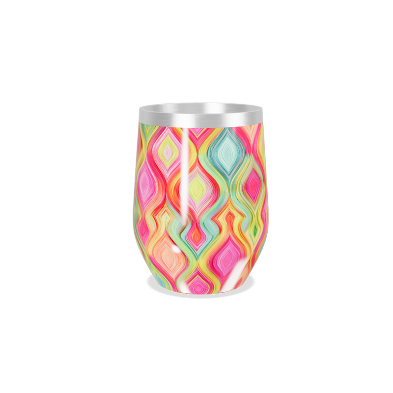 Copo Térmico Slim - Multicolorido Abstrato