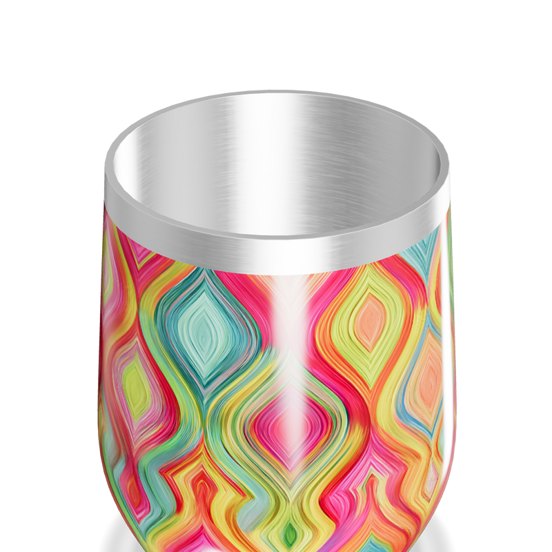 Copo Térmico Slim - Multicolorido Abstrato