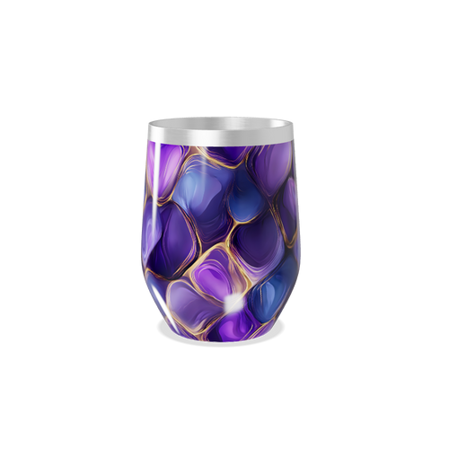 Copo Térmico Slim - Roxo Abstrato Aço Inox