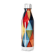 Garrafa Inox - Estampa Geométrica Colorida