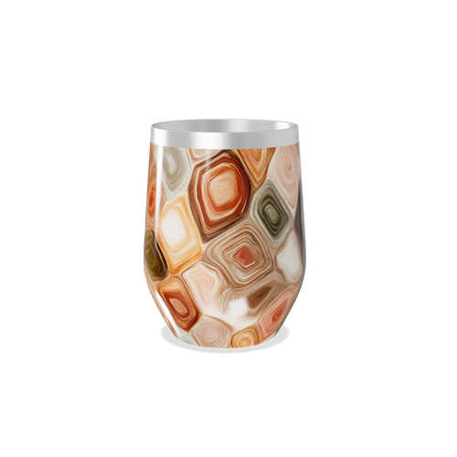 Copo Térmico Slim - Colorido Geométrico Inox