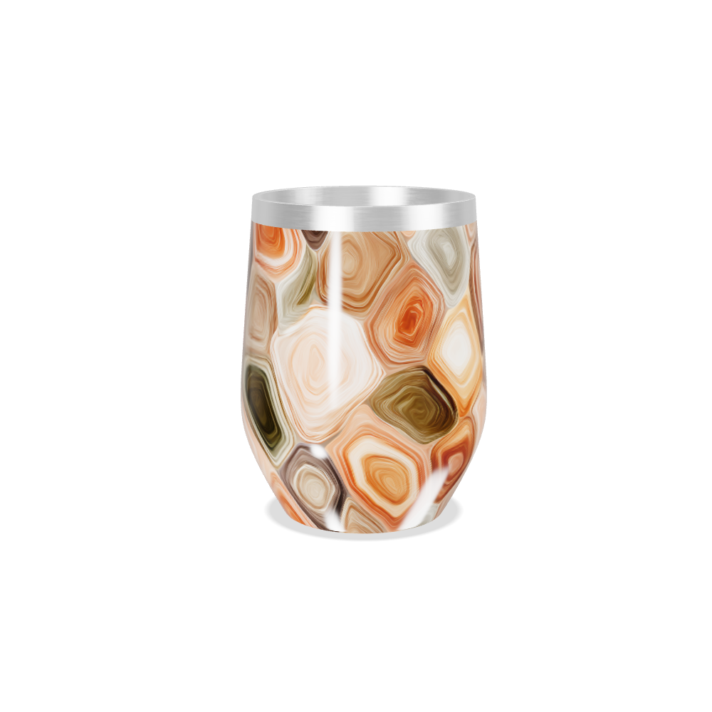 Copo Térmico Slim - Colorido Geométrico Inox