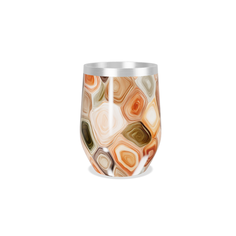 Copo Térmico Slim - Colorido Geométrico Inox