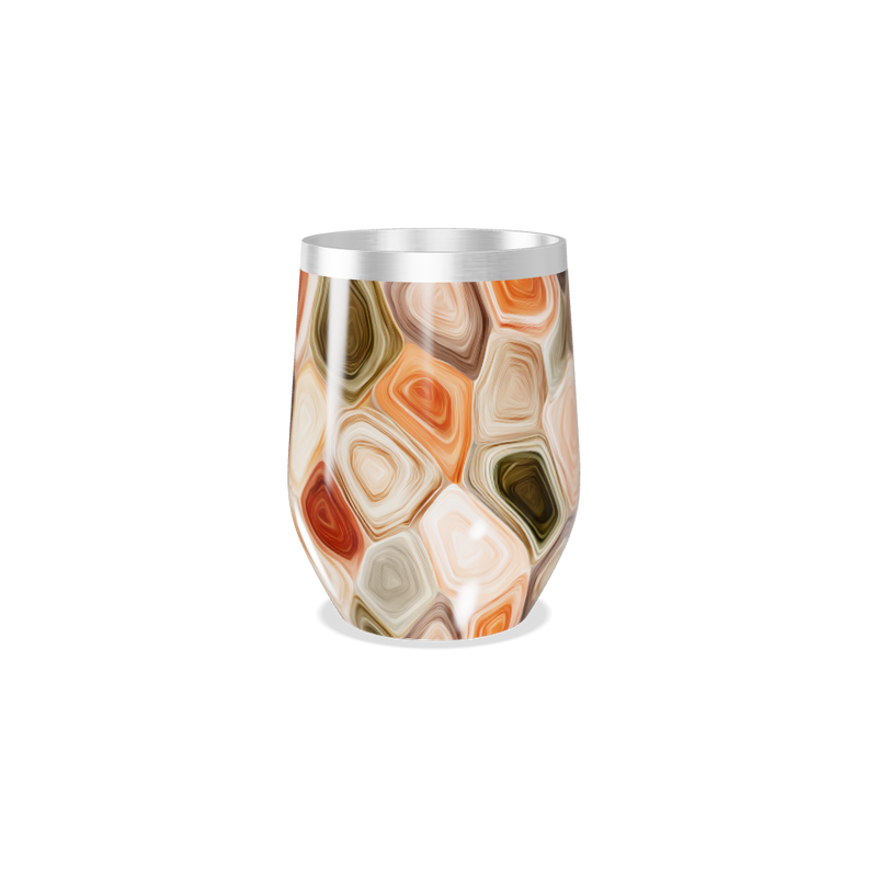 Copo Térmico Slim - Colorido Geométrico Inox