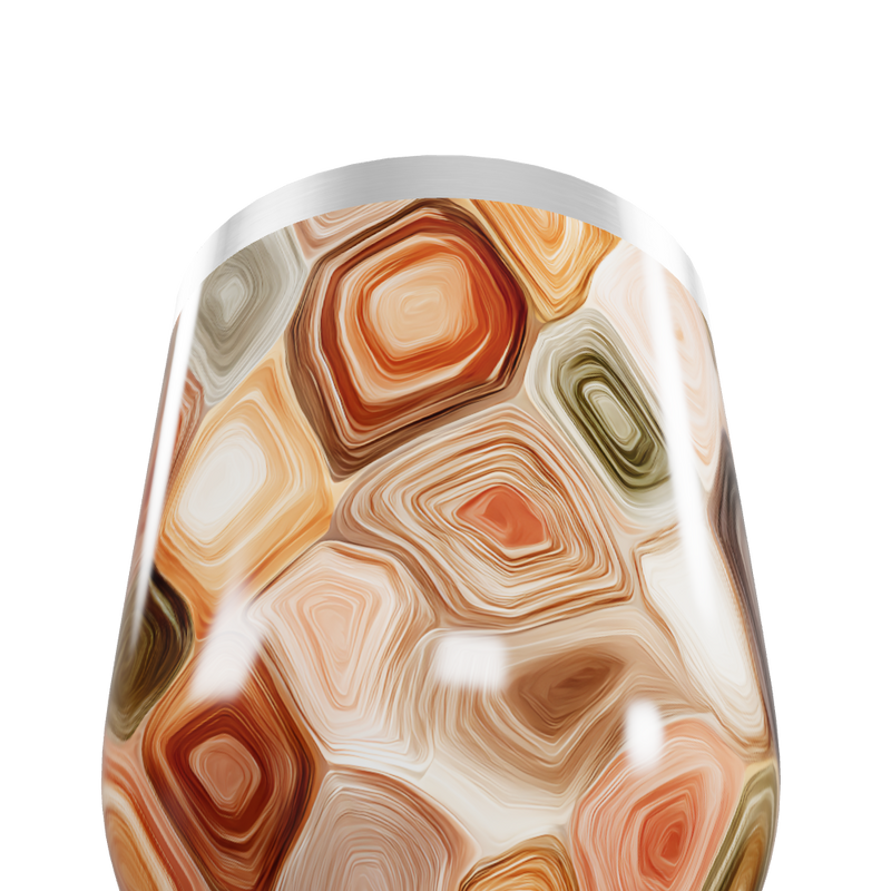 Copo Térmico Slim - Colorido Geométrico Inox