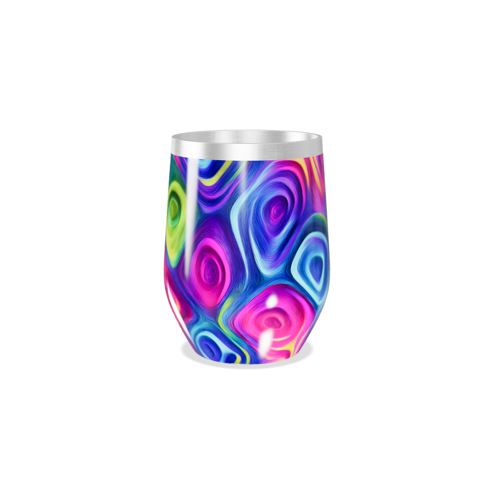 Copo Térmico Slim - Estampa Colorida Moderna