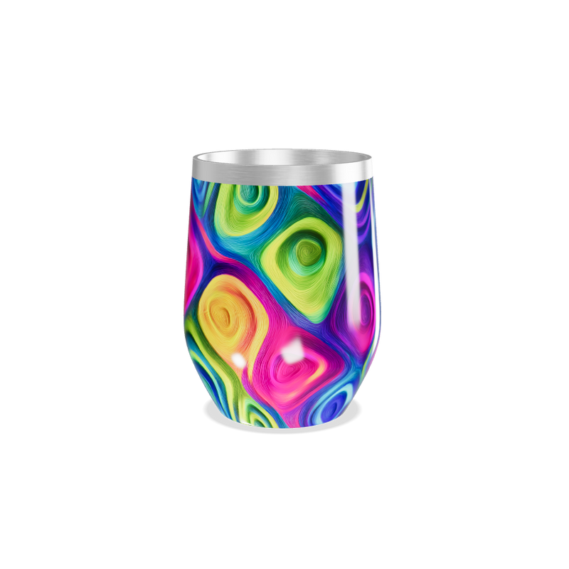 Copo Térmico Slim - Estampa Colorida Moderna