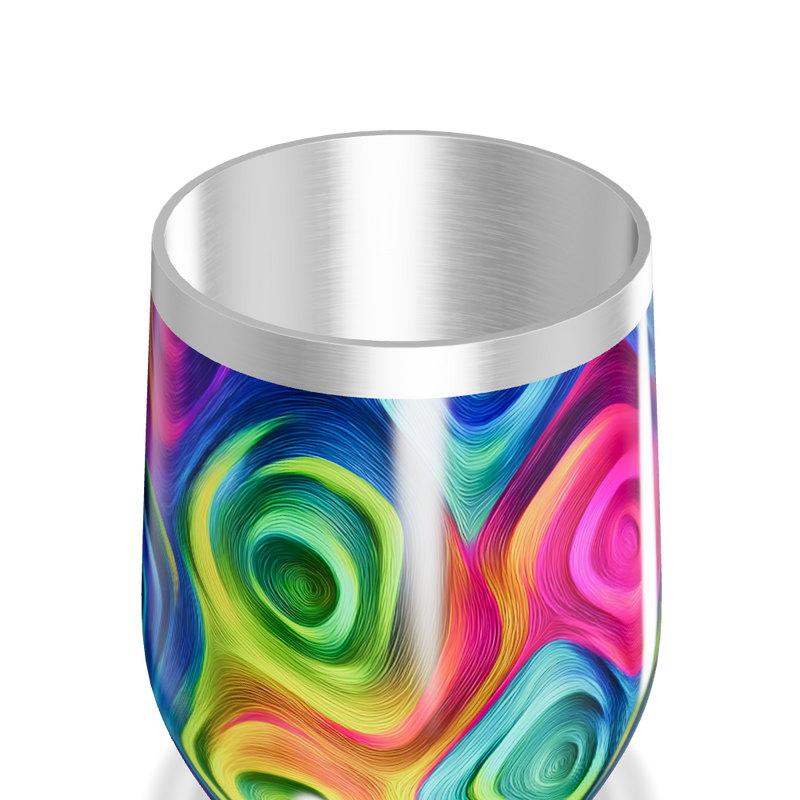 Copo Térmico Slim - Estampa Colorida Moderna