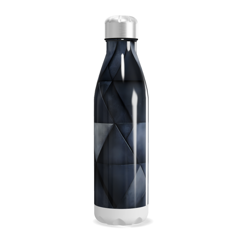 Garrafa Inox - Azul Geométrico