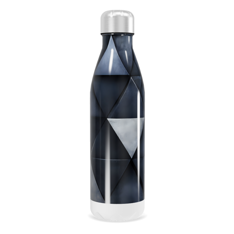 Garrafa Inox - Azul Geométrico