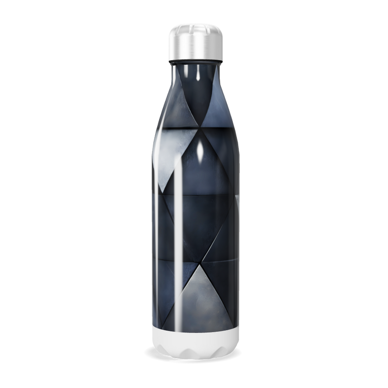 Garrafa Inox - Azul Geométrico