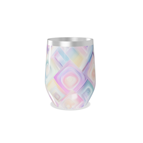 Copo Térmico Slim - Estampa Geométrica Pastel