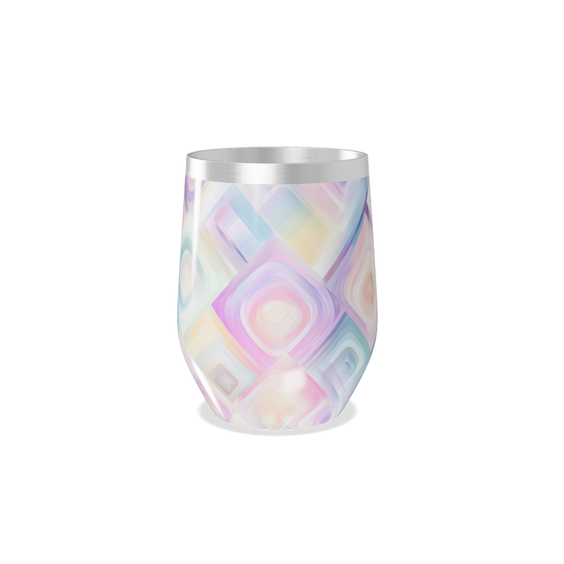 Copo Térmico Slim - Estampa Geométrica Pastel