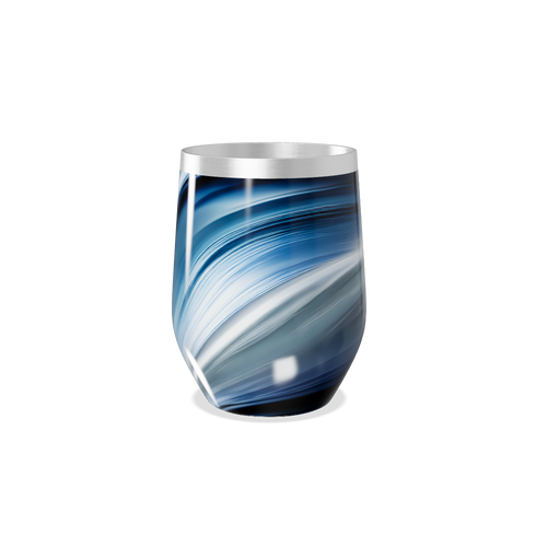 Copo Térmico Slim - Azul Marmorizado