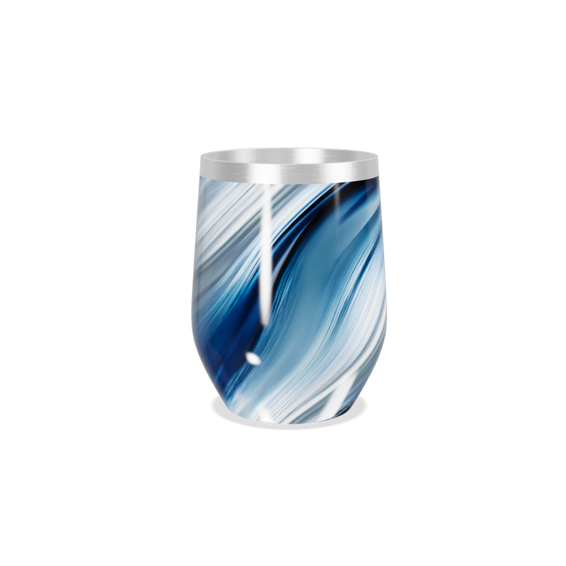 Copo Térmico Slim - Azul Marmorizado