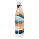 Garrafa Inox - Estampa Ondas Coloridas