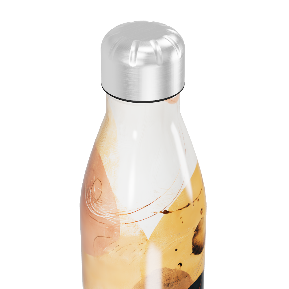 Garrafa Inox - Estampa Abstrata Colorida