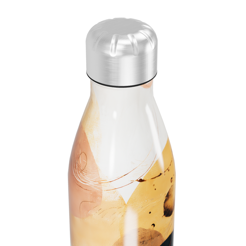 Garrafa Inox - Estampa Abstrata Colorida