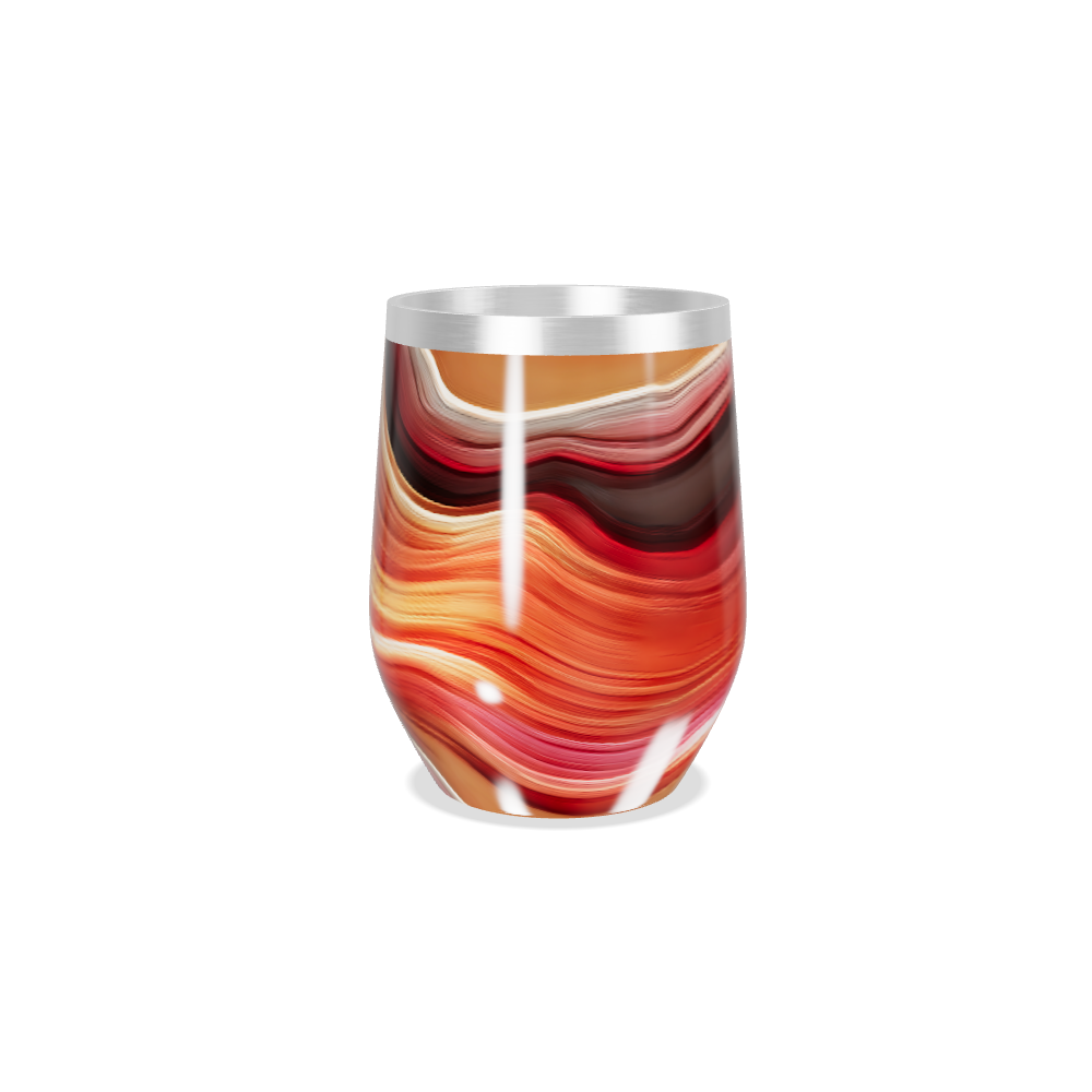 Copo Térmico Slim - Estampa Marmorizada Colorida