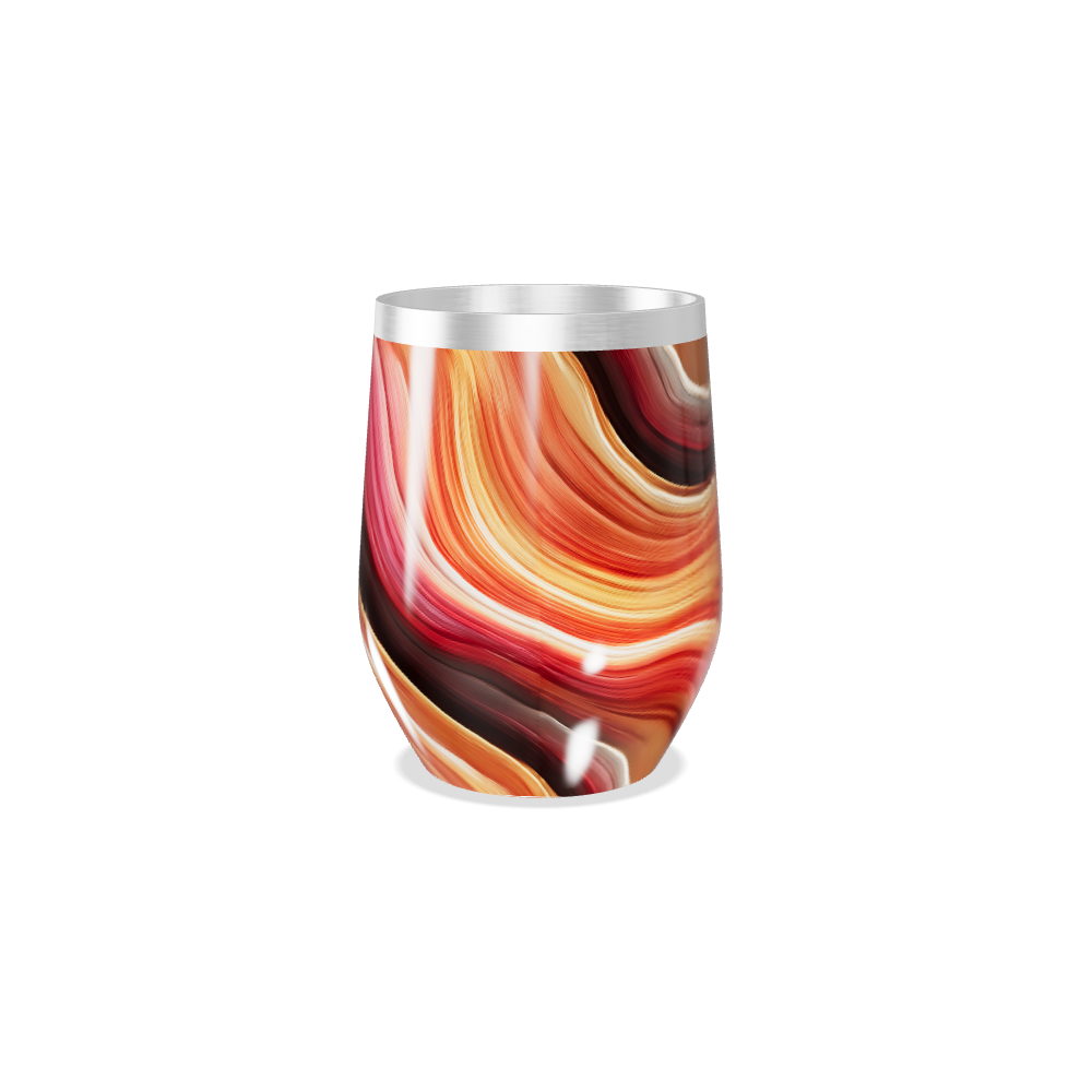 Copo Térmico Slim - Estampa Marmorizada Colorida