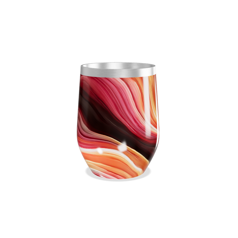 Copo Térmico Slim - Estampa Marmorizada Colorida