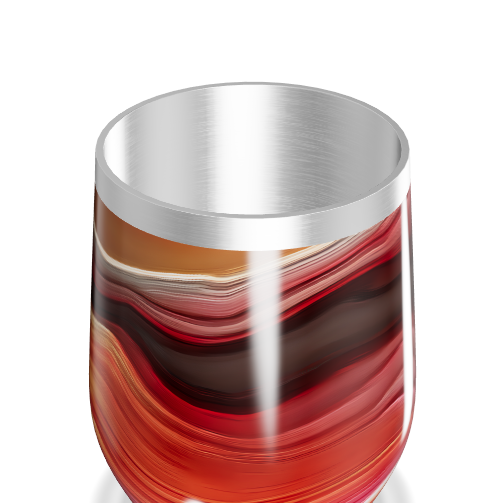 Copo Térmico Slim - Estampa Marmorizada Colorida