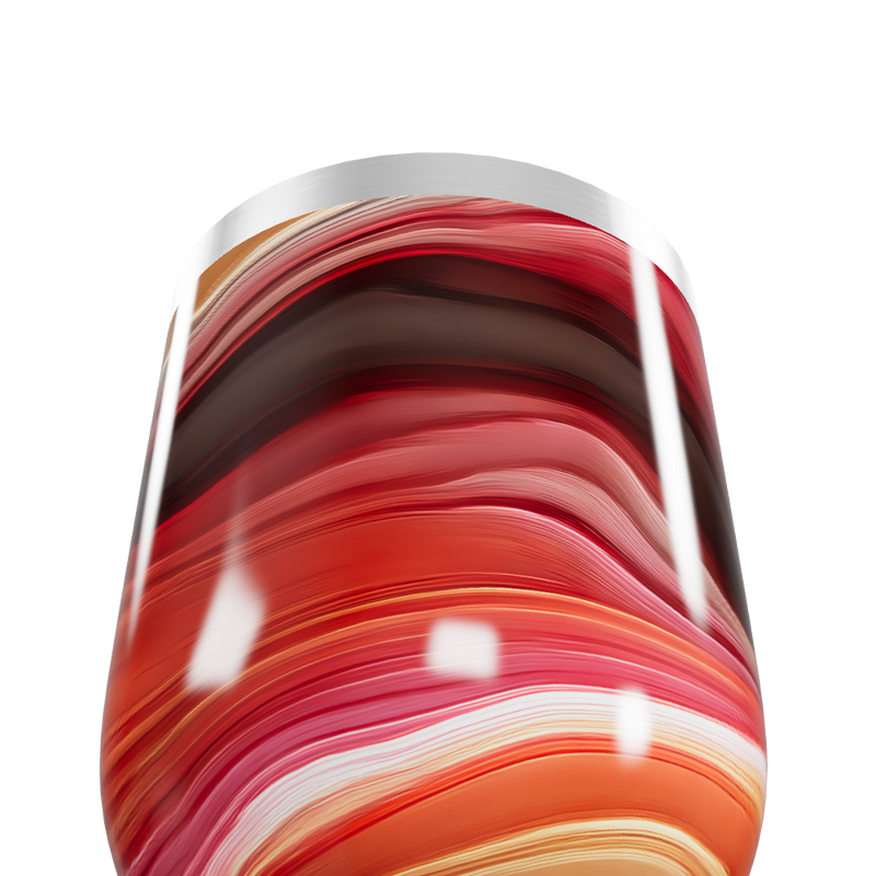 Copo Térmico Slim - Estampa Marmorizada Colorida