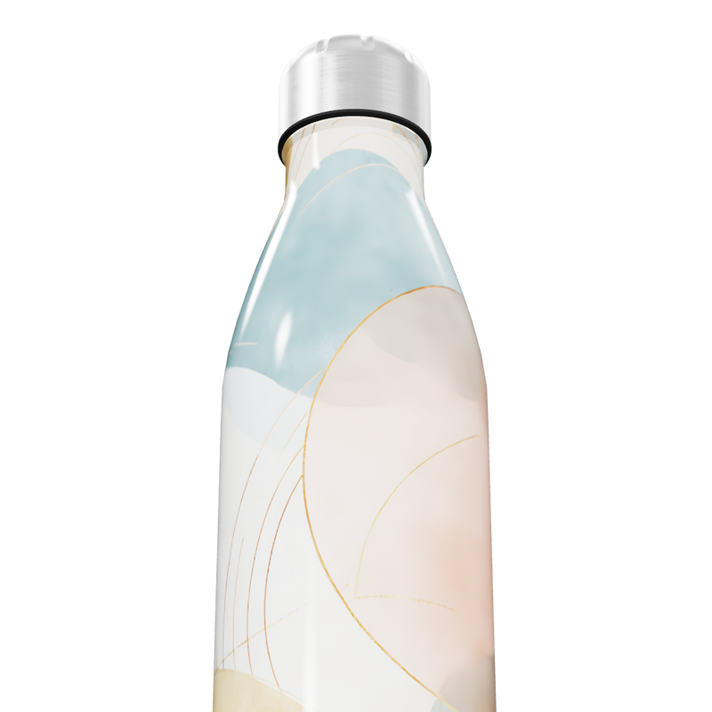 Garrafa Inox - Estampa Pastel Abstrata