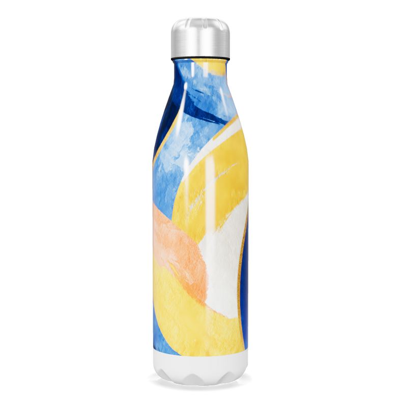 Garrafa Inox Colorida - Design Abstrato