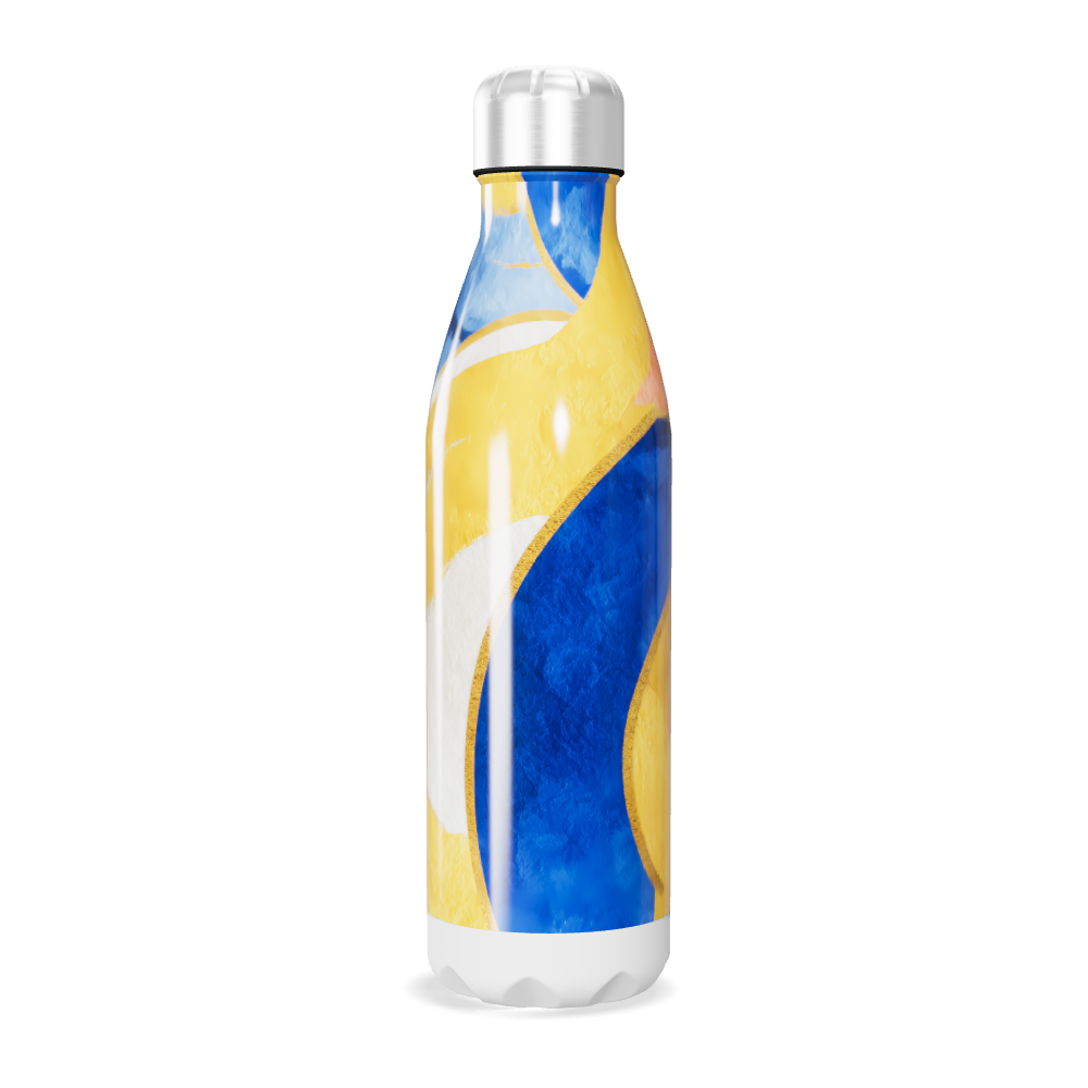 Garrafa Inox Colorida - Design Abstrato