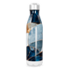 Garrafa Inox - Azul com Estampa Abstrata