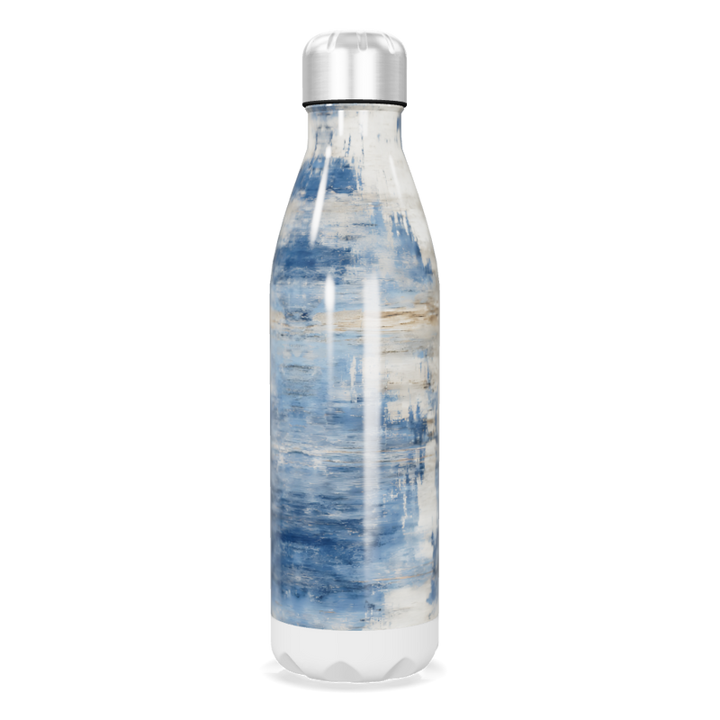 Garrafa Inox - Azul Marmorizada