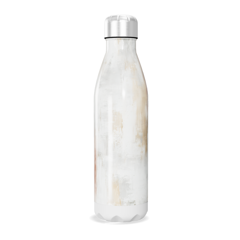 Garrafa Inox - Branco Marmorizado