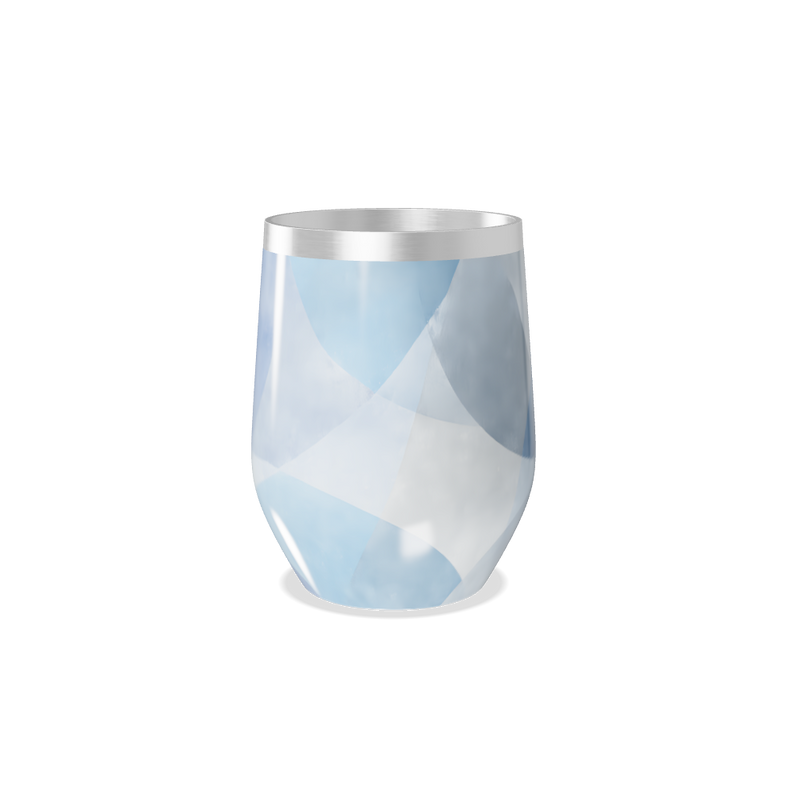 Copo Térmico Slim - Azul Geométrico Inox