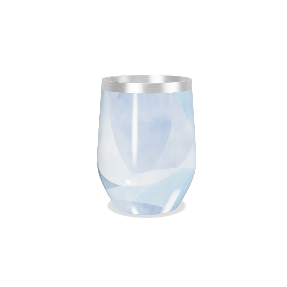 Copo Térmico Slim - Azul Geométrico Inox