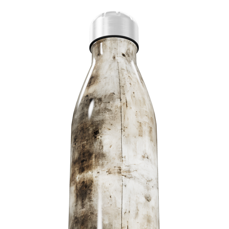 Garrafa Inox - Marmorizada branca