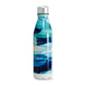 Garrafa Inox - Azul com Estampa Abstrata