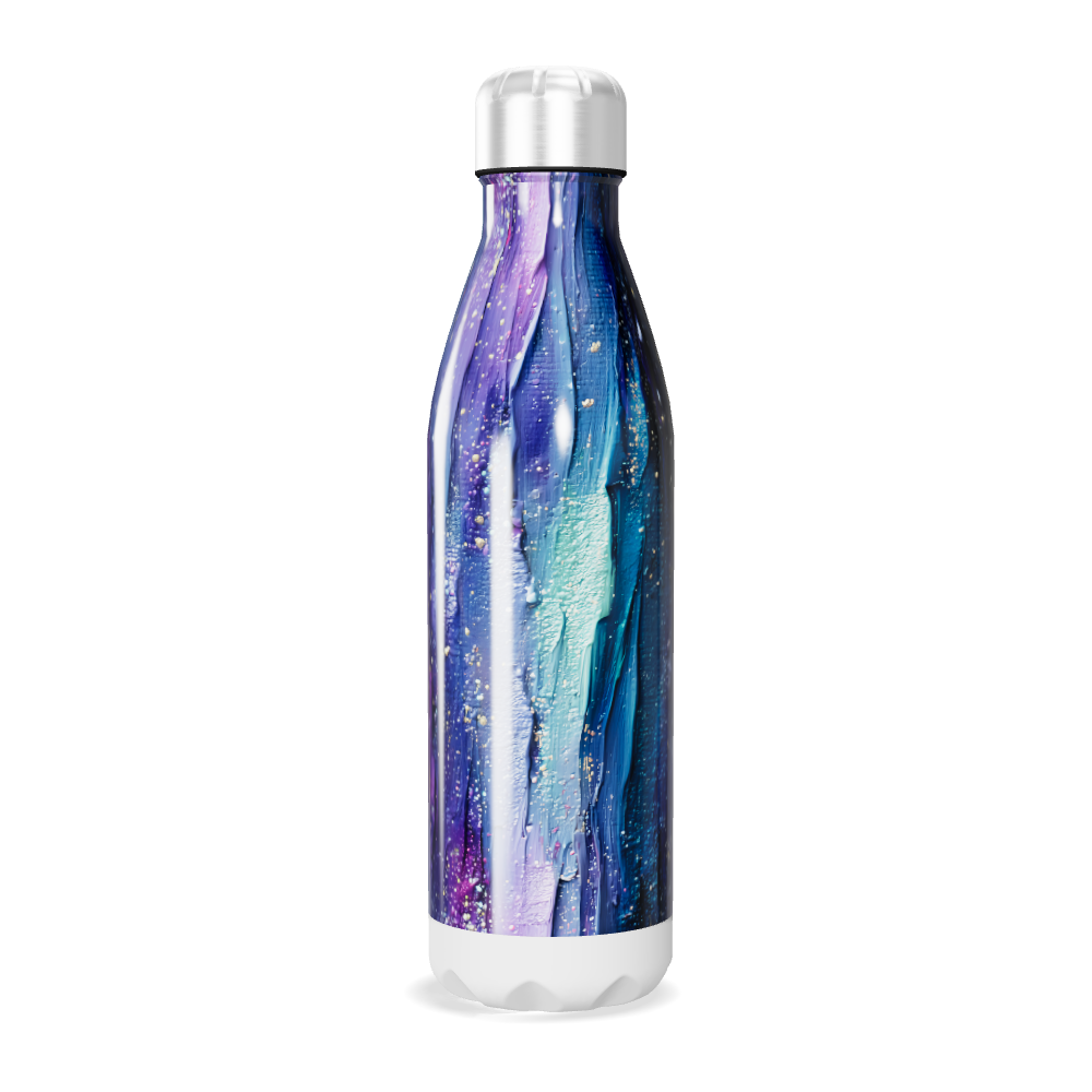 Garrafa Inox Estampa Galáxia Colorida