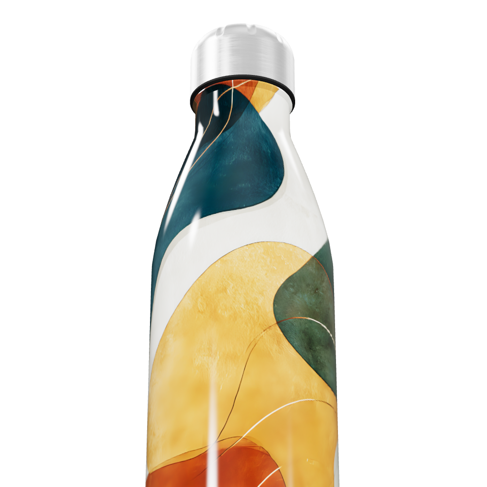 Garrafa Inox Estampada Multicolorida