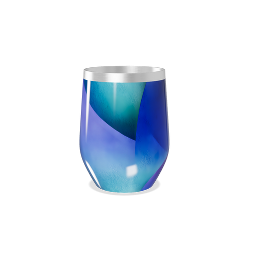 Copo Térmico Slim - Azul Degradê Inox