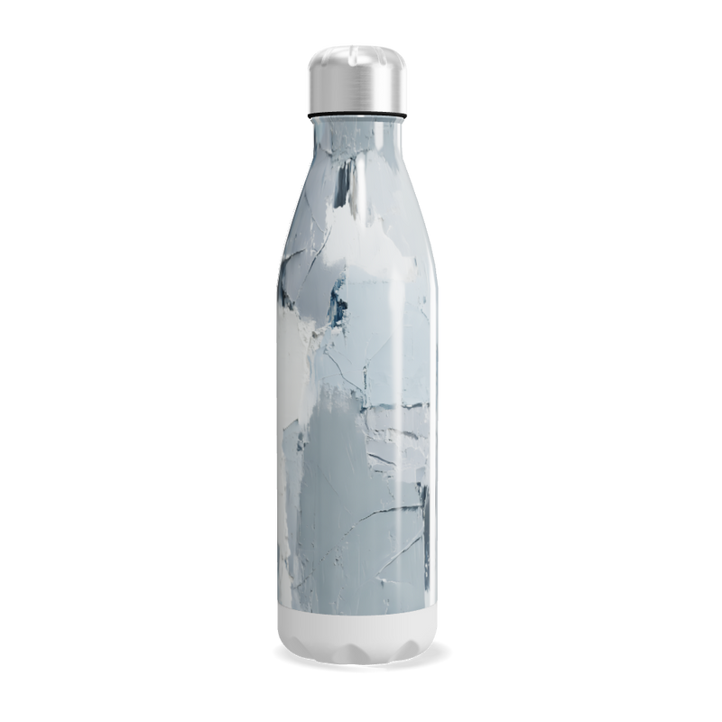 Garrafa Inox - Estampa Texturizada Azul