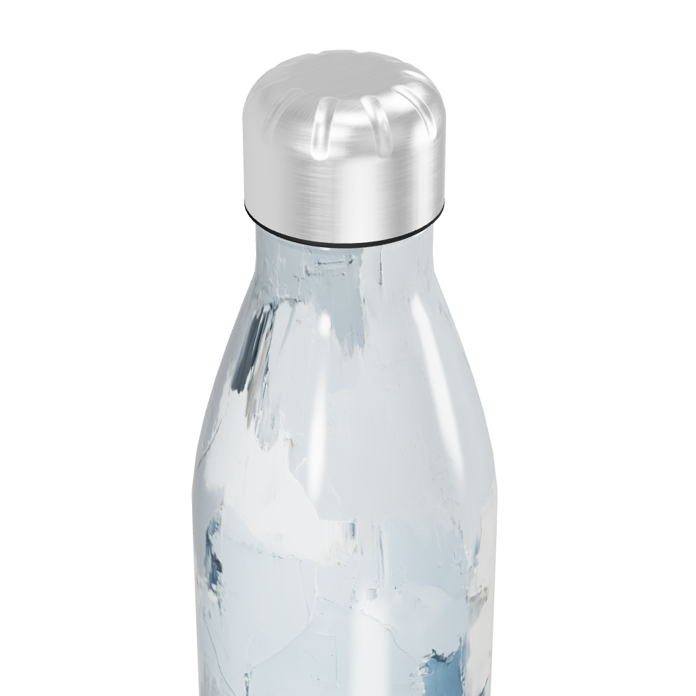 Garrafa Inox - Estampa Texturizada Azul