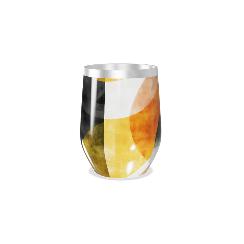 Copo Térmico Slim - Colorido com Estampa Geométrica