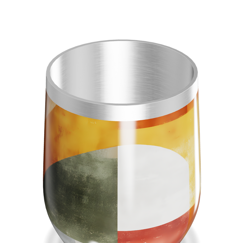 Copo Térmico Slim - Colorido com Estampa Geométrica