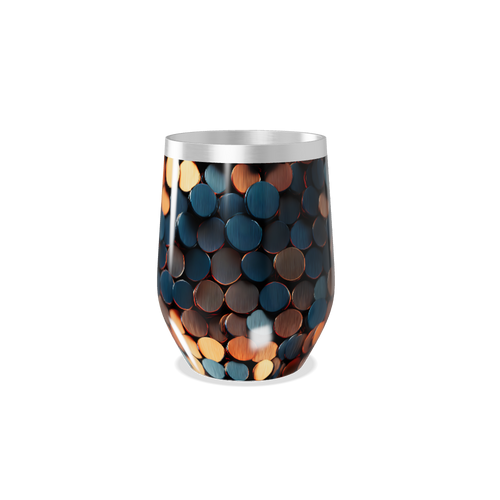 Copo Térmico Slim - Estampa Colorida Metalizada