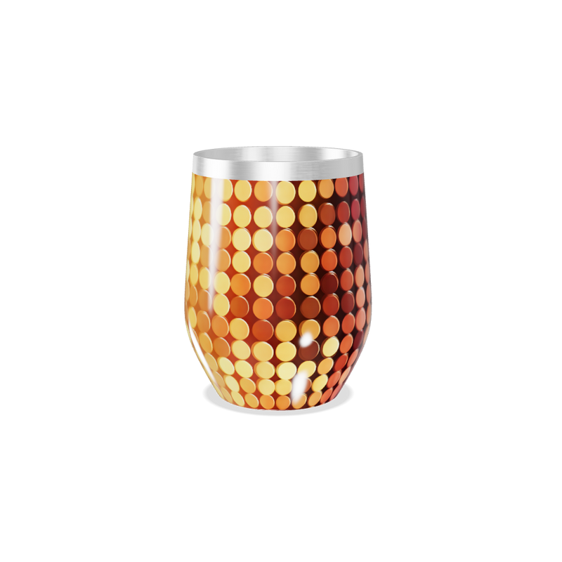 Copo Térmico Slim - Colorido com Estampa de Bolinhas