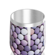 Copo Térmico Slim - Bolinhas Roxas Metalizado