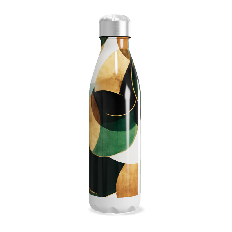 Garrafa Inox - Estampa Abstrata Colorida